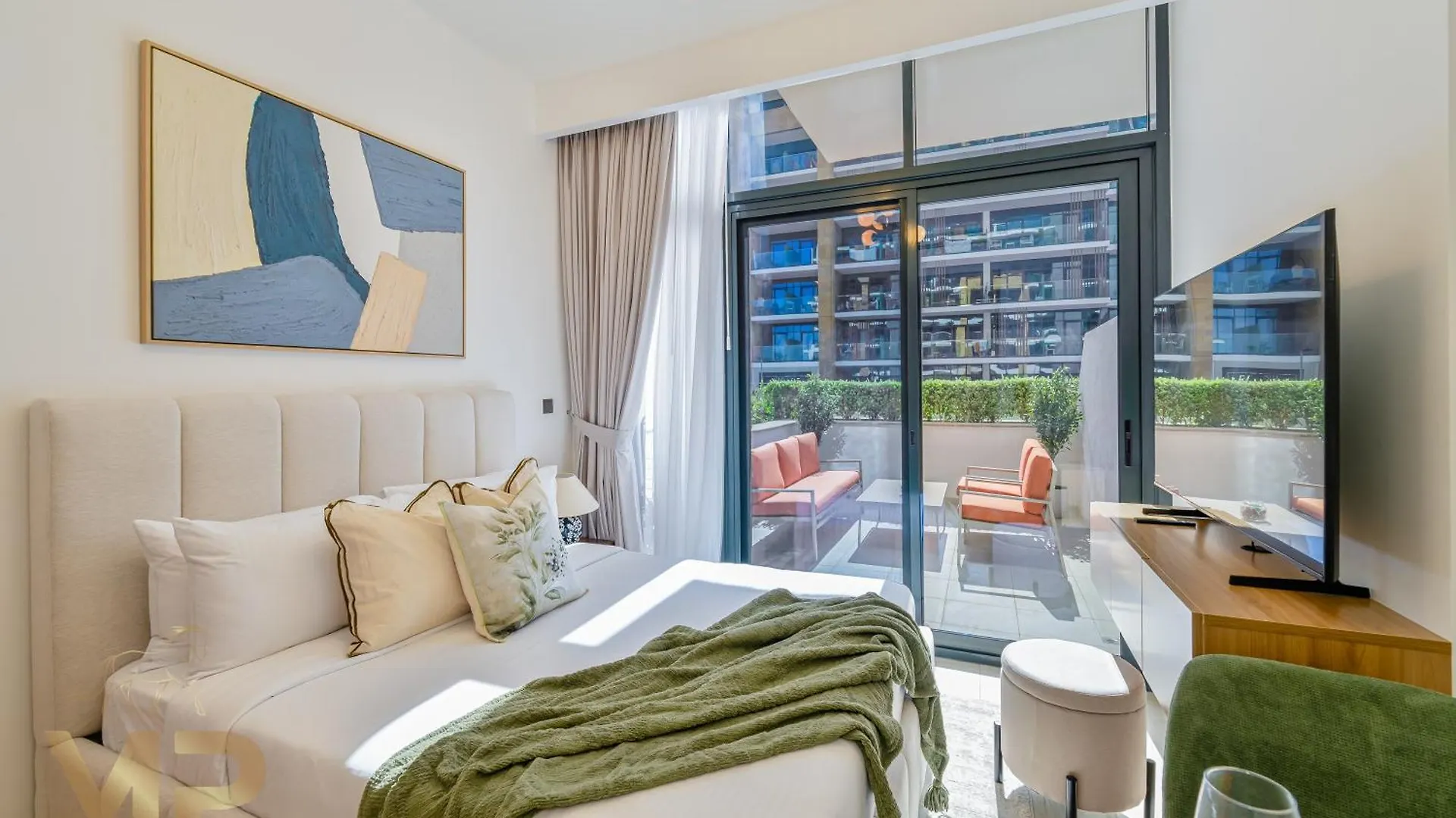 شقة Marcopolo - Chic Studio Huge Balcony & Top-Notch Amenities دبي الإمارات العربية المتحدة